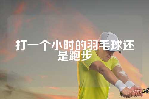 打一个小时的羽毛球还是跑步