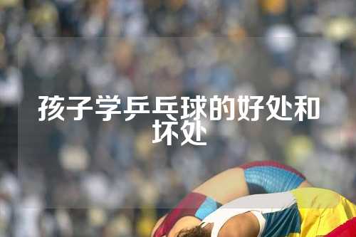 孩子学乒乓球的好处和坏处