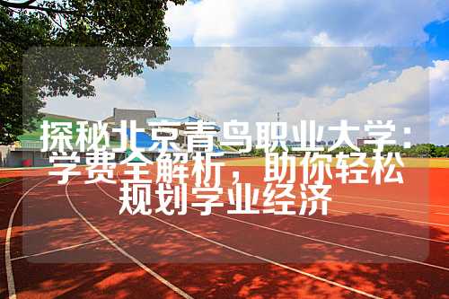 探秘北京青鸟职业大学：学费全解析，助你轻松规划学业经济