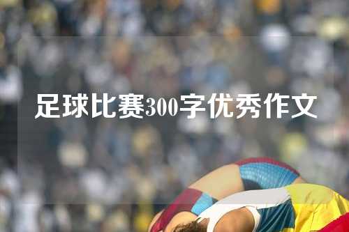 足球比赛300字优秀作文