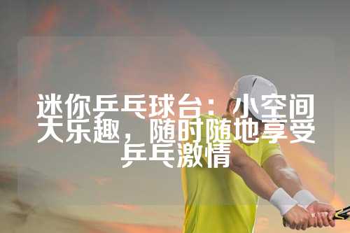 迷你乒乓球台：小空间大乐趣，随时随地享受乒乓激情