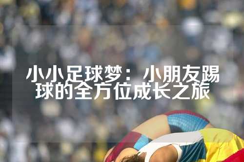 小小足球梦：小朋友踢球的全方位成长之旅