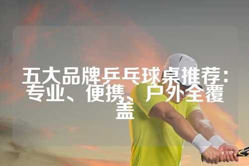 五大品牌乒乓球桌推荐：专业、便携、户外全覆盖