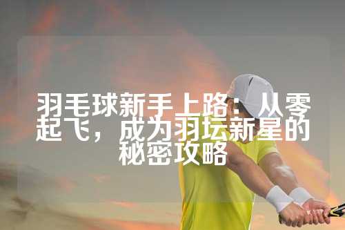 羽毛球新手上路：从零起飞，成为羽坛新星的秘密攻略