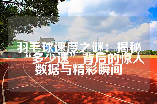 羽毛球速度之谜：揭秘“多少速”背后的惊人数据与精彩瞬间
