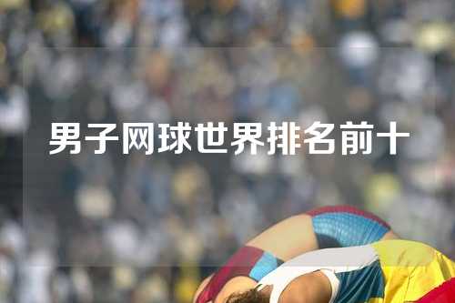 男子网球世界排名前十
